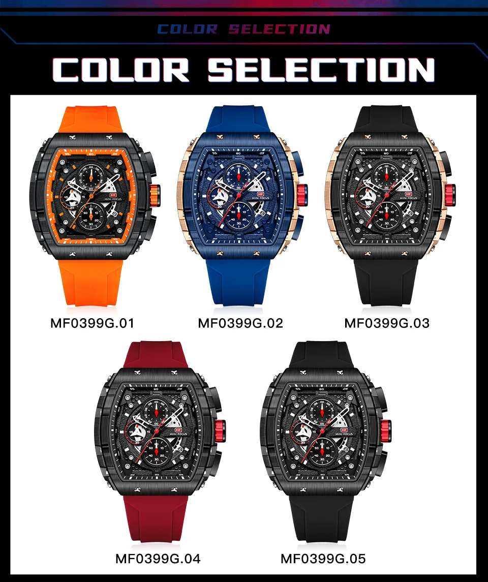 Relojes Hombre Original Brand Luxury Men Wrist Watch Quartz Analog Fashion Chronograph Watches Mini Focus 
