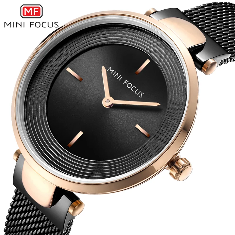 MINI FOCUS MF0195L Women’s Casual Quartz Watch | Stainless Steel Band | Factory Wholesale