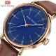 Mini Focus Vintage Quartz Men’s Watch Marine Dial & Brown