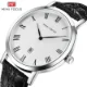 Mini Focus Men's Business Quartz Watch Black Leather