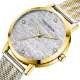Stainless Steel Womens Quartz Watch Mesh Band Waterproof