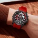 3ATM Waterproof Quartz Sport Watch for Men with Silicone
