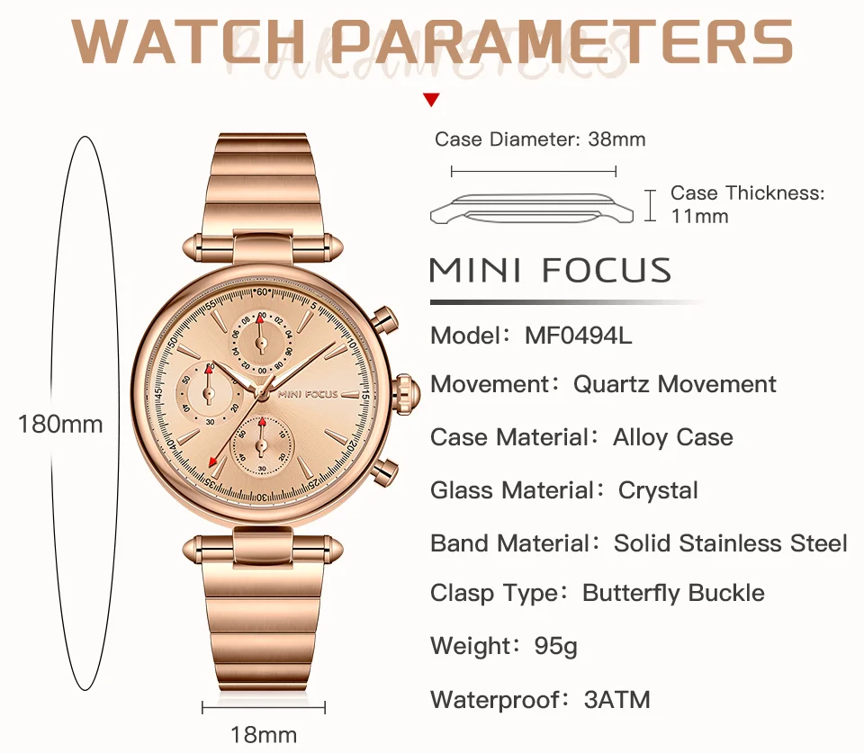 Affordable Fashion Quartz Watch for Women | Mini Focus Waterproof Stainless Steel Female Wristwatch Wholesale