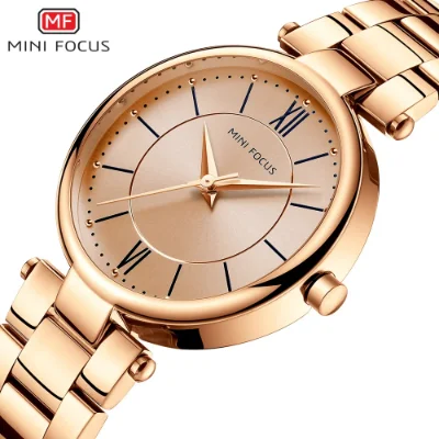 Mini Focus Women’s Luxury Quartz Watch Stainless Steel