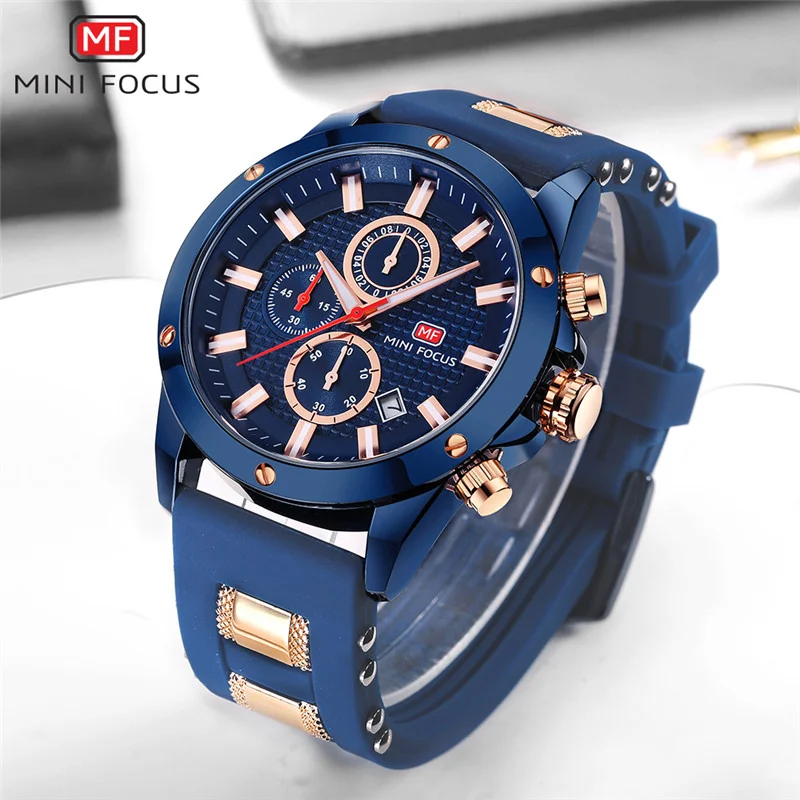 MF0089G Mini Focus Chronograph Men's Watch | Wholesale Sports Wristwatch from Factory