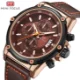 MINI FOCUS Classic Business Men’s Watch Waterproof Leather
