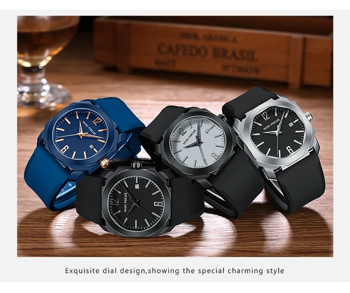 MINI FOCUS MF0248G Simplicity Watch | Trendy Waterproof Luminous Quartz Watch for Men