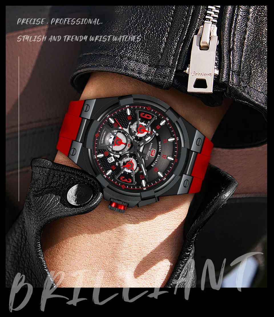 Men’s Quartz Chronograph Sport Watch with Luminous Display – Mini FocusWholesale Supplier