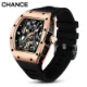 Chance Luxury Carbon Fiber Automatic Tourbillon Watch