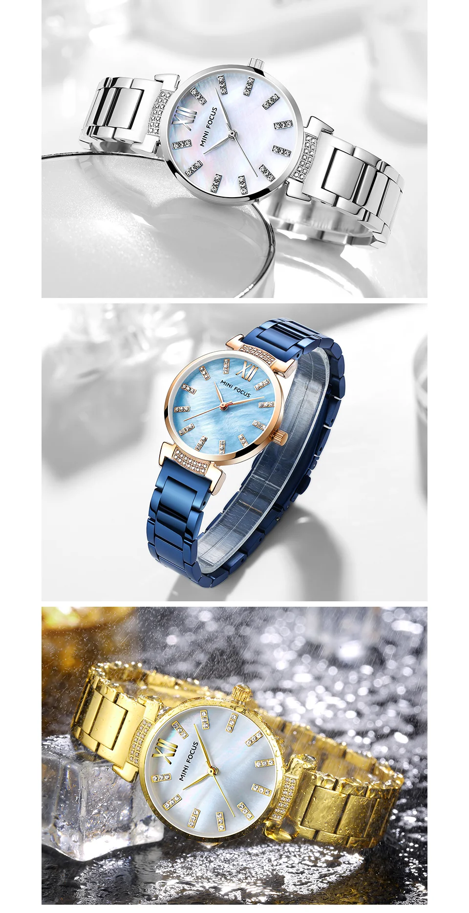 Mini Focus MF0227L Fashion Women’s Dress Watch | Luxury Waterproof Quartz Ladies Wristwatch Wholesale Supplier