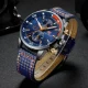 Mini Focus Men’s Leather Band Sports Watch Factory Wholesale
