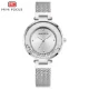 MINI FOCUS Elegant Women’s Watch Ultra Thin Quartz Mesh