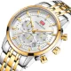 Stylish Men's Chronograph Quartz Watch with Luminous
