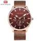 Mini Focus Men’s Luxury Mesh Band Business Watch Waterproof