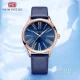 Mini Focus Women’s Quartz Watch Elegant Blue Dial