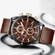 MINI FOCUS Men’s Chronograph Quartz Watch Three Eye Six