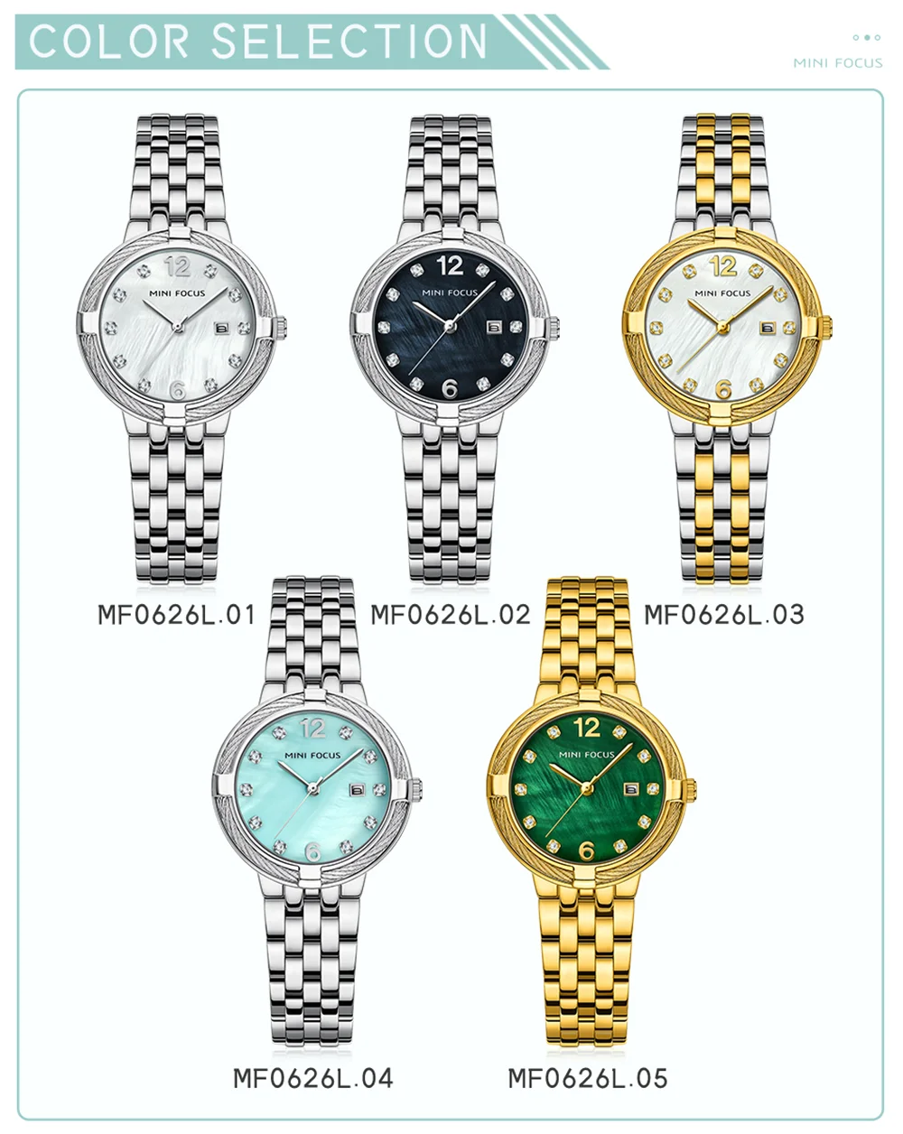 MINI FOCUS MF0626L women's Quartz Watch 32mm