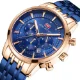 Stylish Men's Chronograph Quartz Watch with Luminous