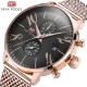Mini Focus Dual Time Men’s Watch Waterproof Multi-Time Zone