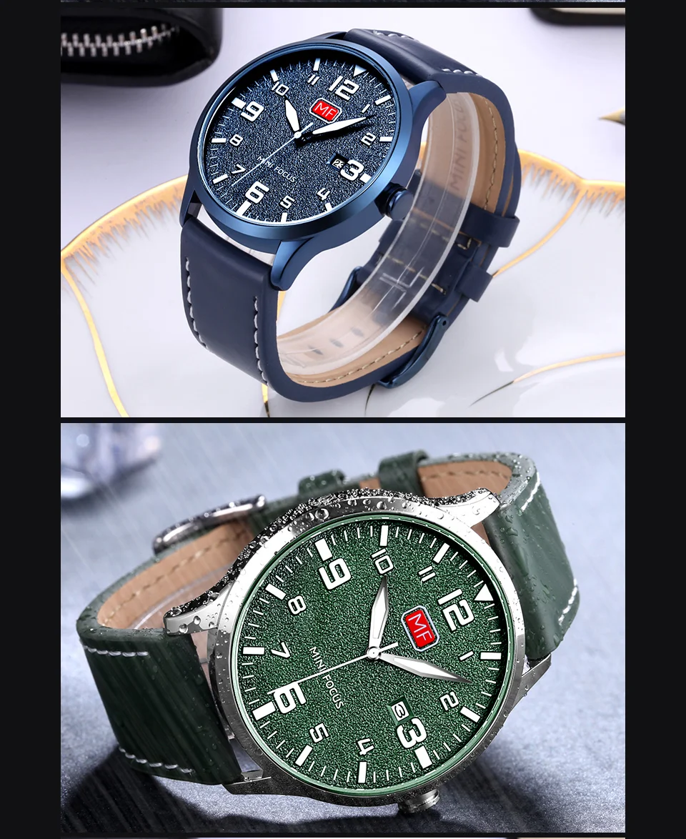 MINI FOCUS MF0158G Men’s Quartz Watch | Fashion Designer Wristwatch with Custom Logo – OEM Wholesale Factory