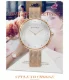 MINI FOCUS Rose Gold Women’s Quartz Watch Ultra Thin Mesh