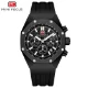 Sport Chronograph Quartz Watch for Men Waterproof Silicone