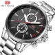 Mini Focus Men's Sport Racing Style Chronograph Watch