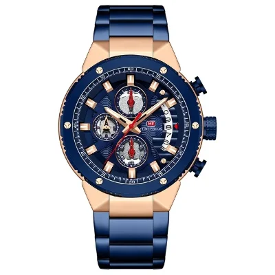 Mini Focus Men Chronograph Watch Complete Calendar Quartz