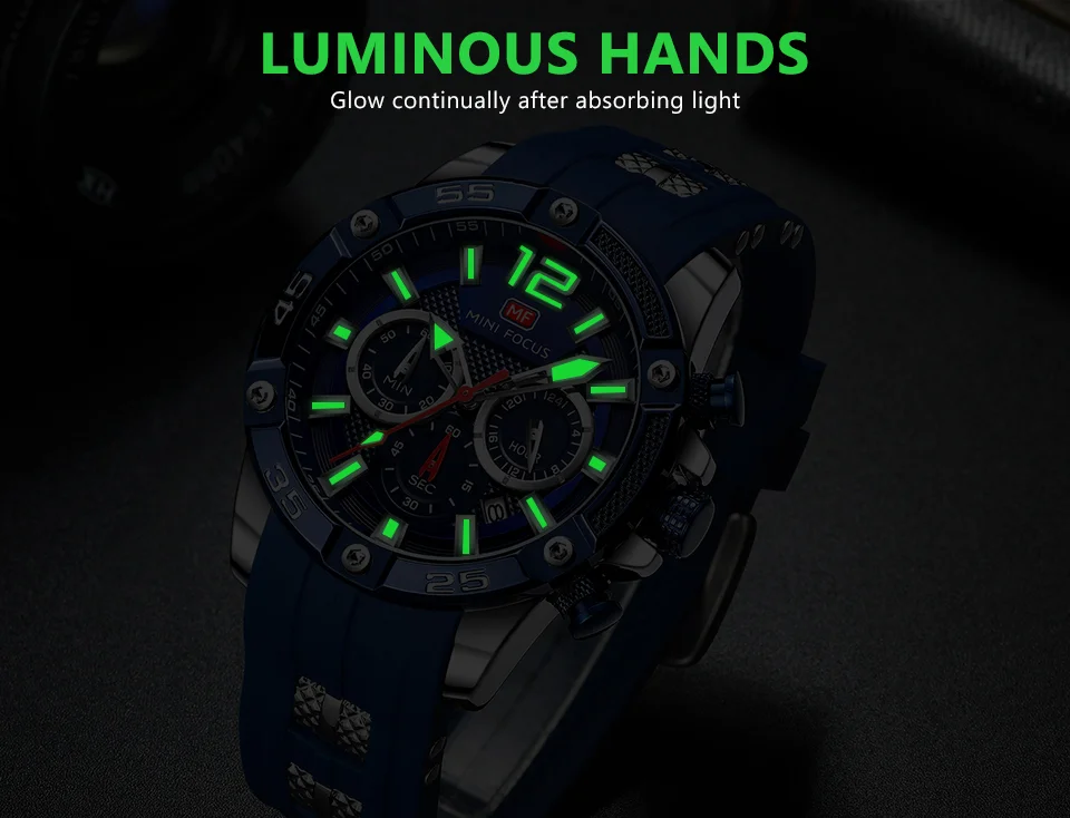 Mini Focus MF0349G Men's Chronograph Watch | Fashion Quartz Timepiece for B2B Wholesale