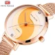 Elegant Women’s Quartz Watch with Gold Mesh Strap – Mini