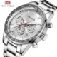 Mini Focus Men’s Sports Chronograph Watch Stainless Steel
