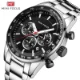 Mini Focus Men’s Sports Chronograph Watch Stainless Steel
