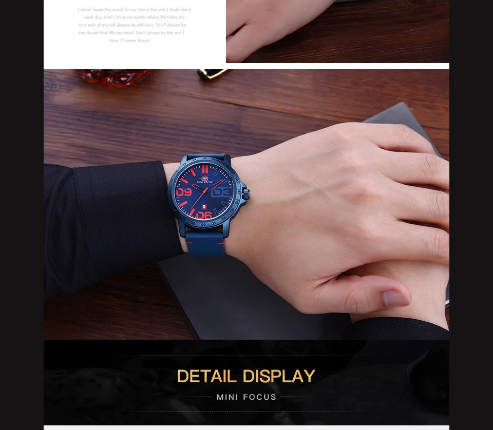 Mini Focus MF0169G Men’s Quartz Watch | Stylish Leather Band, Casual Design, Factory Direct Wholesale & Custom OEM