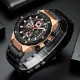 Mini Focus Men Chronograph Watch Complete Calendar Quartz