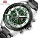 Mini Focus Men’s Stainless Steel Chronograph Watch