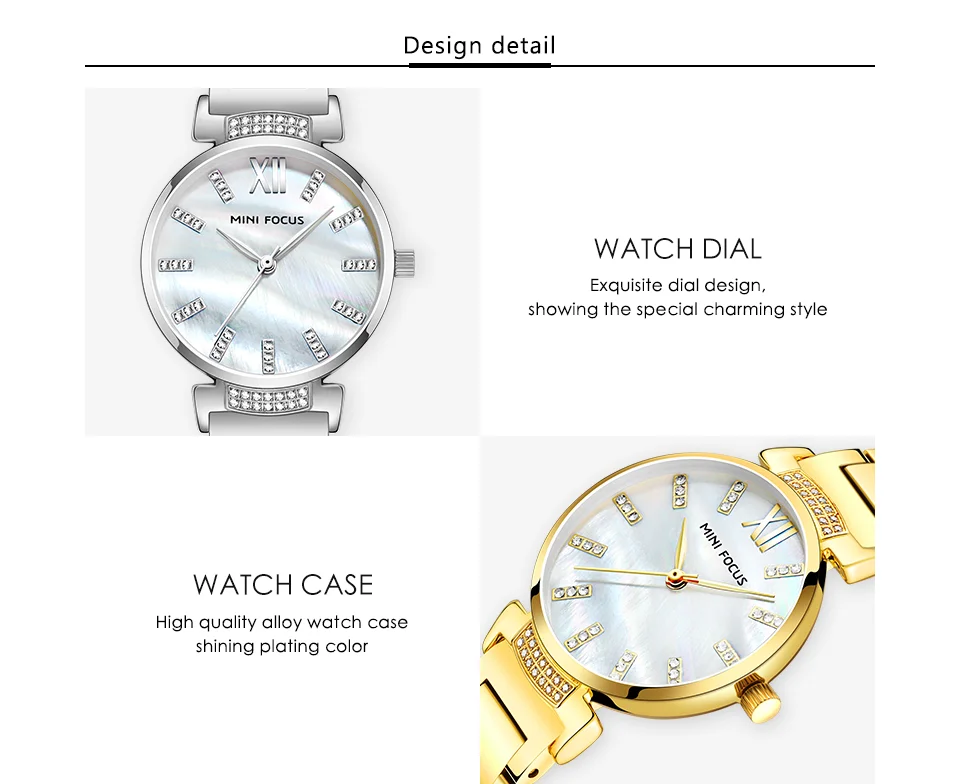 Mini Focus MF0227L Fashion Women’s Dress Watch | Luxury Waterproof Quartz Ladies Wristwatch Wholesale Supplier