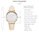 MINI FOCUS Hot Sell Blue Lady Quartz Watch Excel Leather