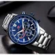 MINI FOCUS Men’s Quartz Sports Watch Stainless Steel