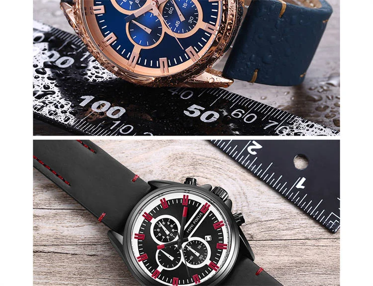 MINI FOCUS MF0130G Men's Quartz Chronograph Watch | Waterproof Business Watch Supplier