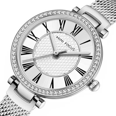 MINI FOCUS MF0423L White Dial Women’s Quartz Watch with