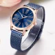 Luxury Women’s Quartz Watch Waterproof Leather Strap MINI