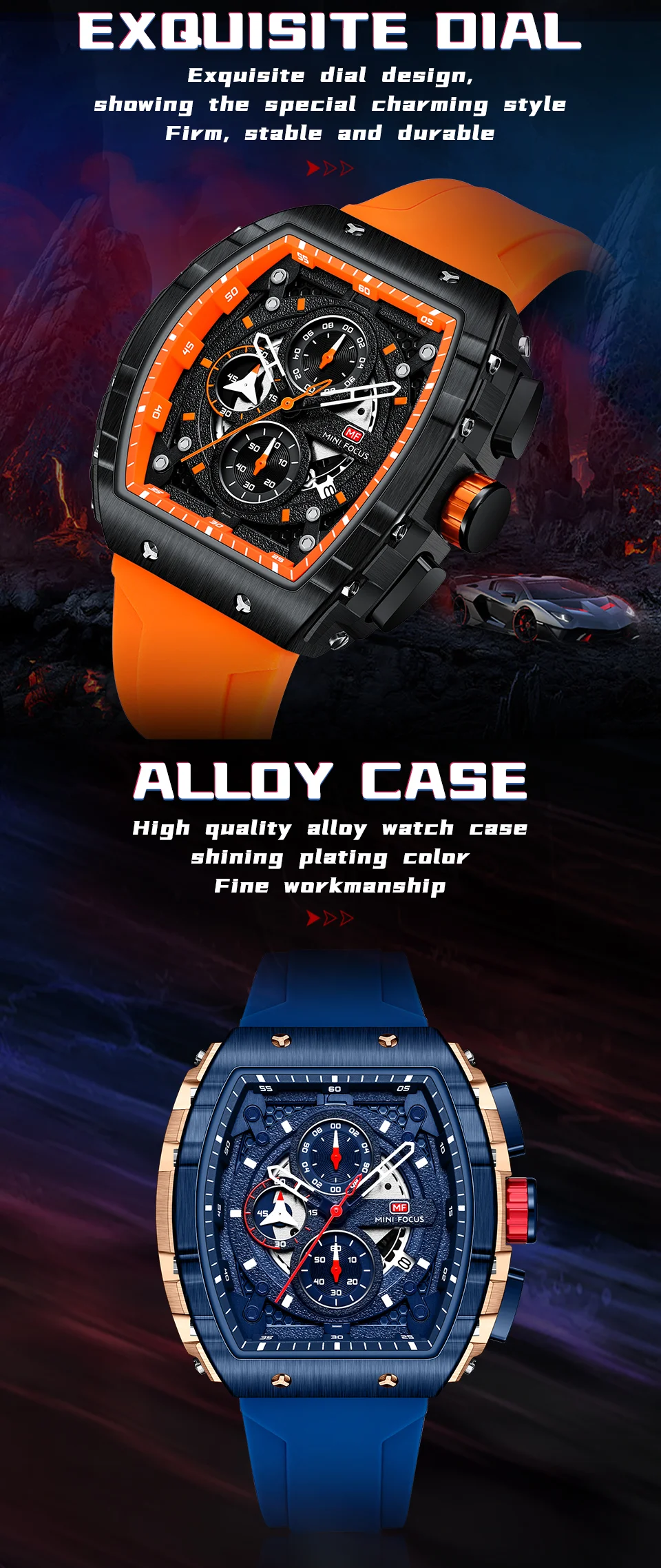 Relojes Hombre Original Brand Luxury Men Wrist Watch Quartz Analog Fashion Chronograph Watches Mini Focus 