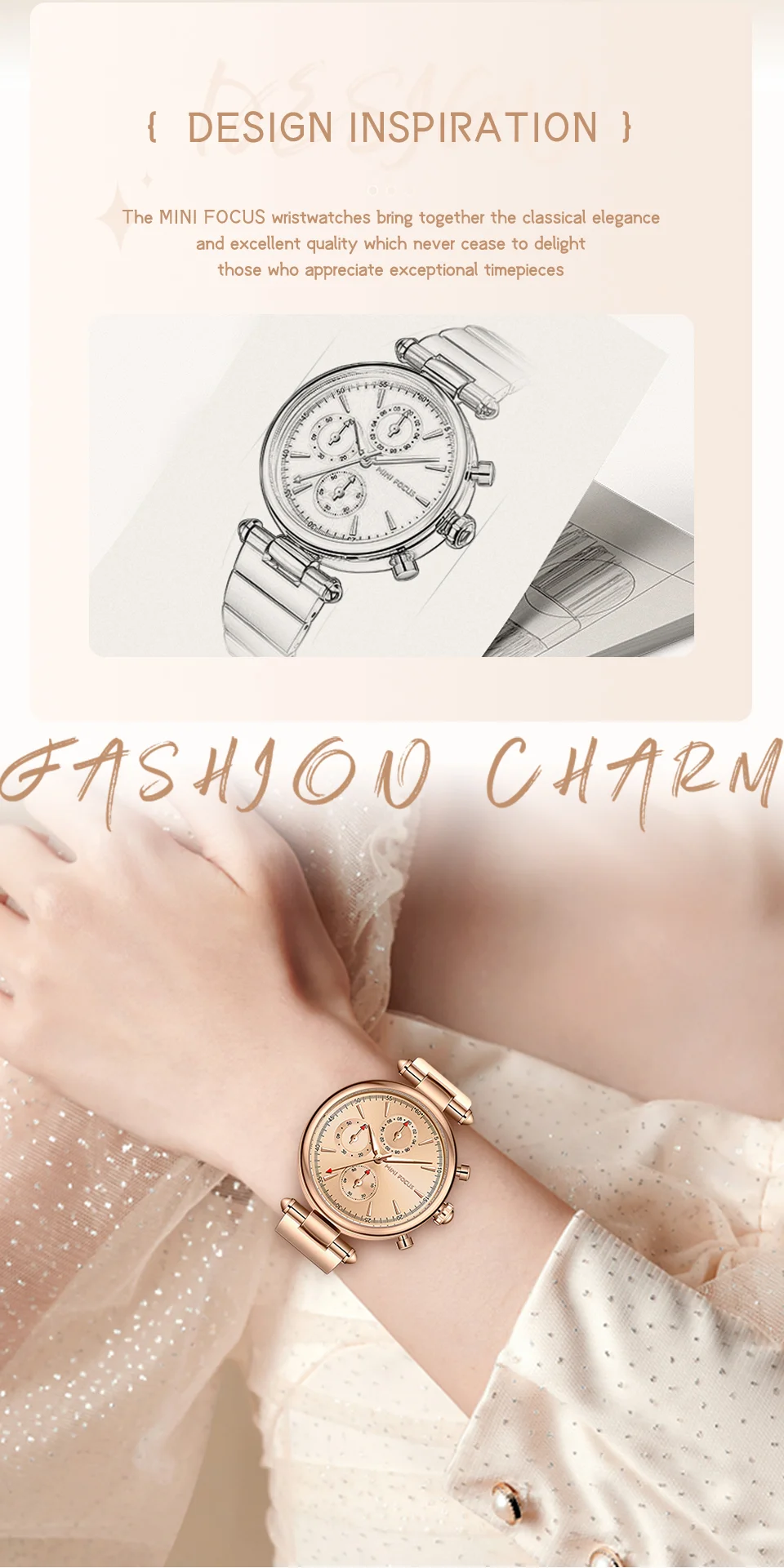 Affordable Fashion Quartz Watch for Women | Mini Focus Waterproof Stainless Steel Female Wristwatch Wholesale