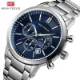 Mini Focus Men’s Business Quartz Watch Waterproof Steel Band