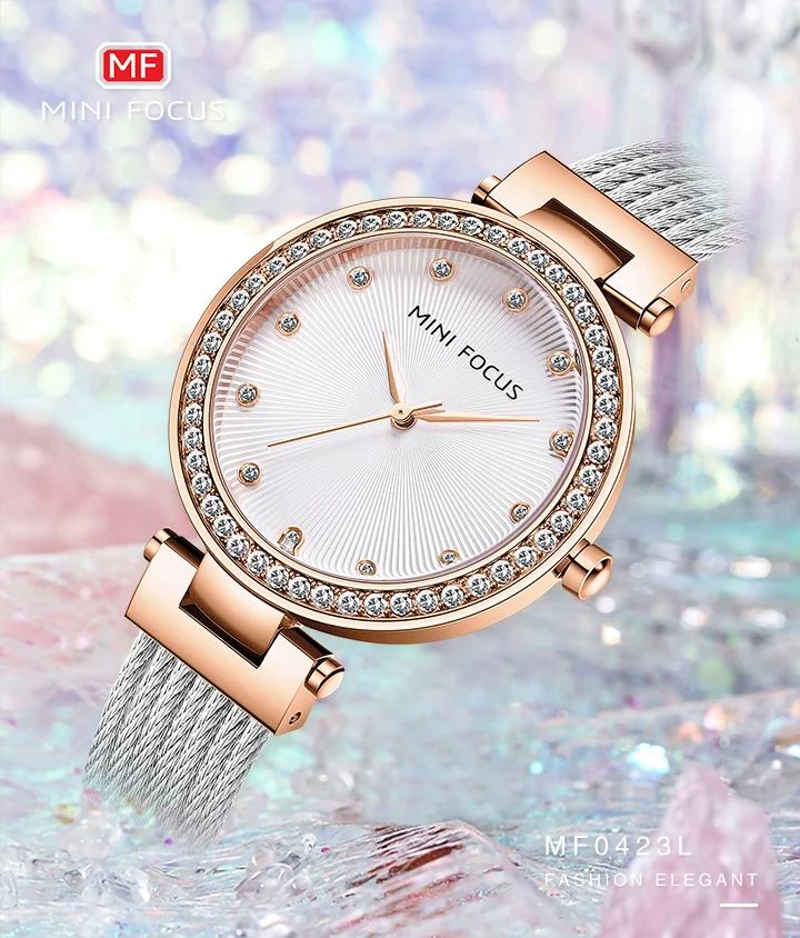 Elegant Women's Stainless Steel Quartz Watch Fashion Analog Timepiece for Global Wholesale Buyers