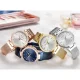 Mini Focus Women’s Diamond Quartz Watch Unique Mesh Band