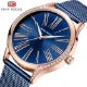 Luxury Women’s Quartz Watch Waterproof Leather Strap MINI