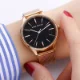 Mini Focus Women's Dress Quartz Watch Stainless Steel Band