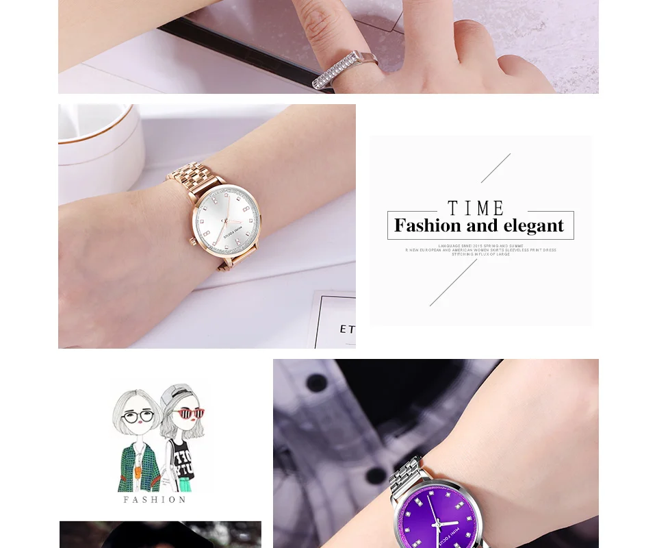Mini Focus MF0047L Women's Quartz Watch | Golden Stainless Steel Strap | Elegant Ladies Factory Direct Watches