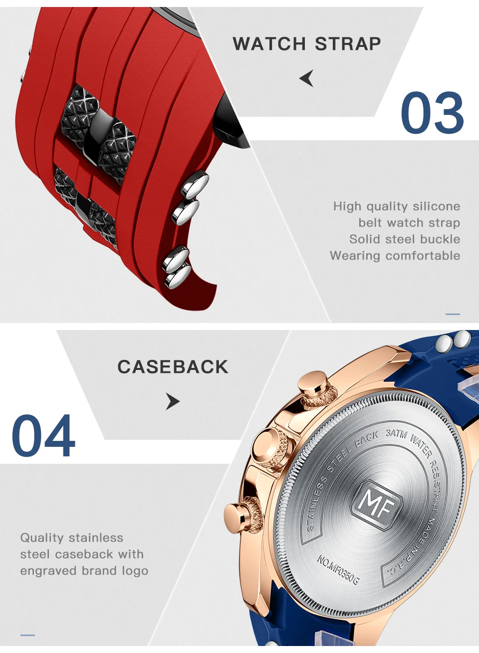 Mini Focus Men's Quartz Sport Watch | Luxury Silicone Strap Wristwatch for Wholesale